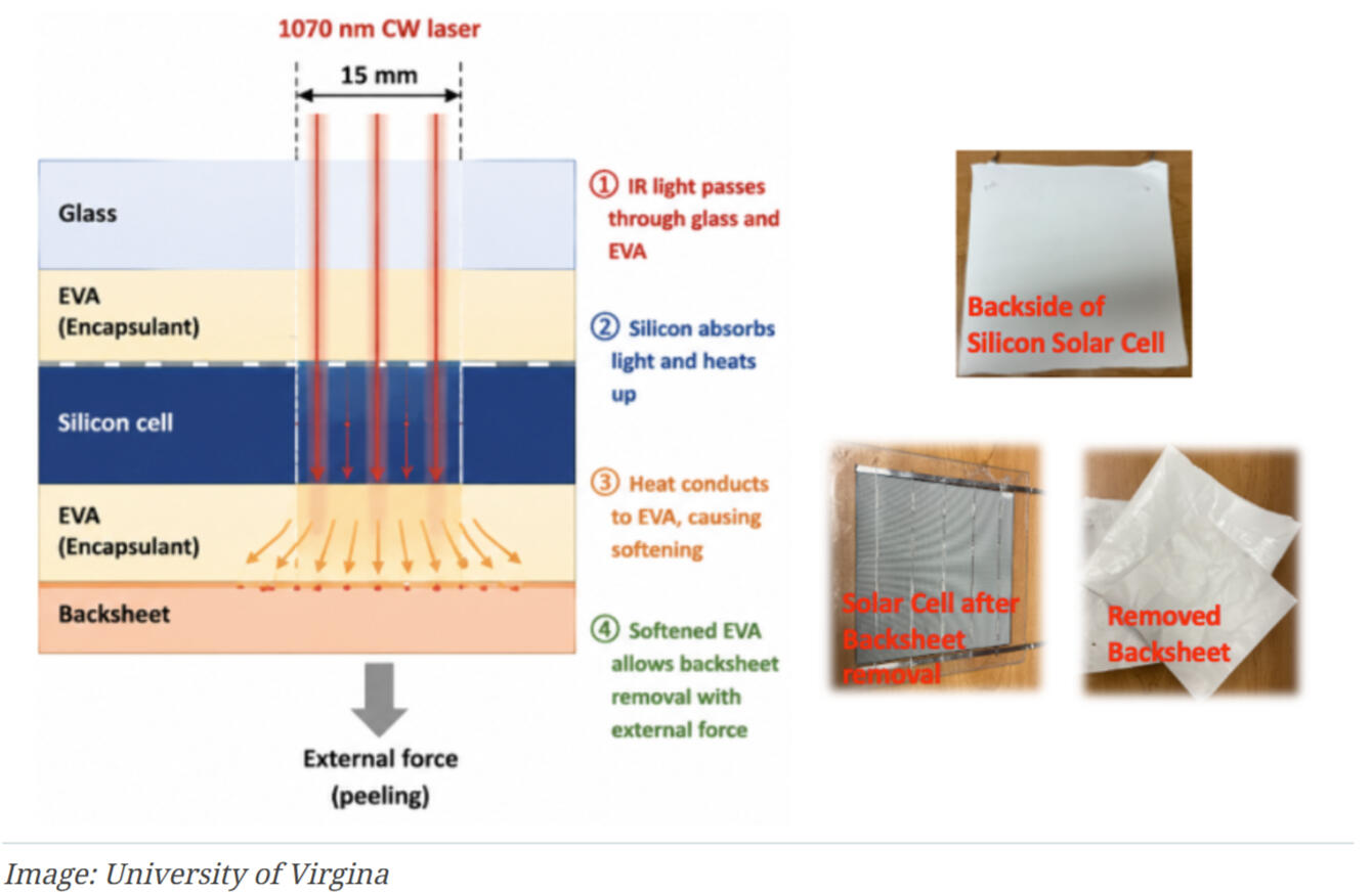 Backsheet removal process